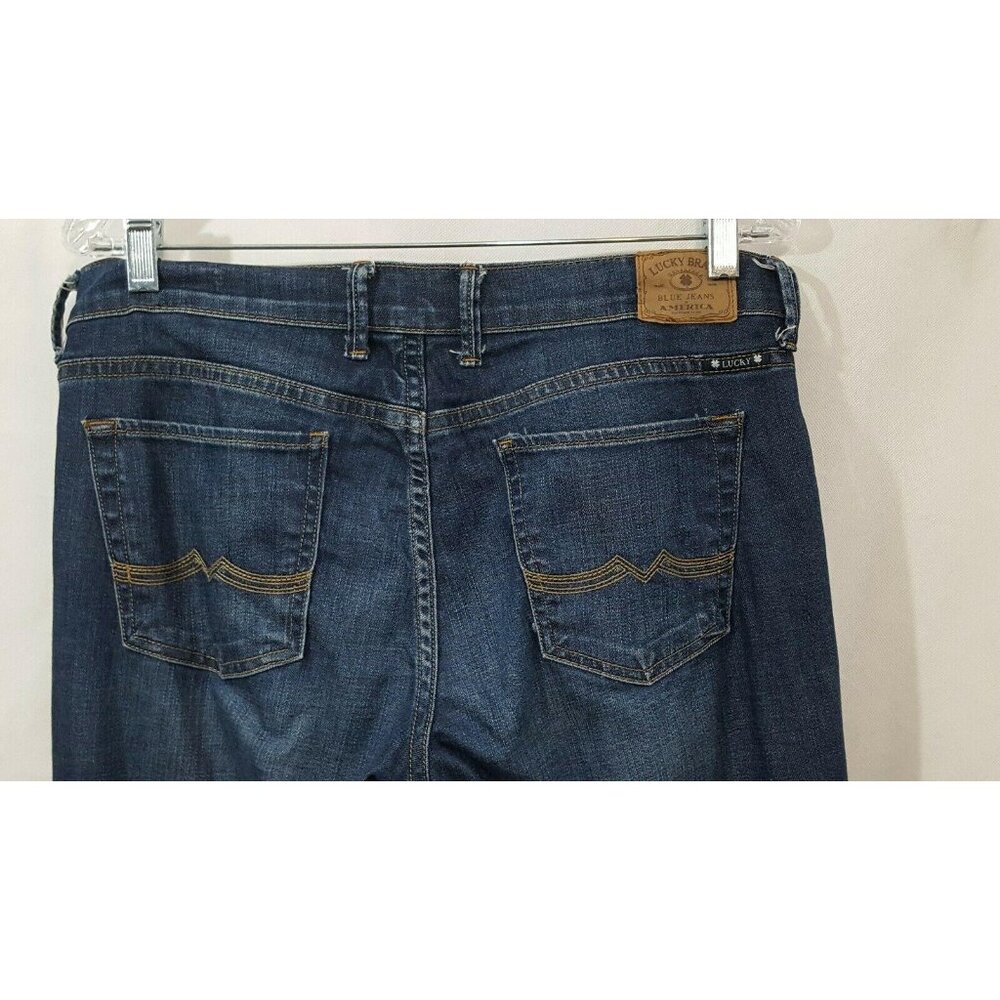 LUCKY BRAND  Womens Jeans Size 8 Sweet N Low Blue Denim Distressed 32/33 - Picture 5 of 5